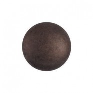 Cabuchon de vidrio par Puca® 14mm - Dark bronze mat 23980/84415